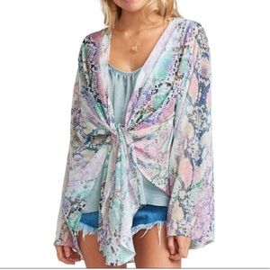 Show Me Your MuMu Felicity Flutter Top size M kimono